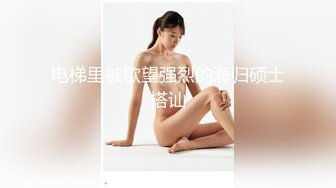 电梯里被欲望强烈的海归硕士搭讪