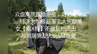 云盘高质露脸泄密，对话淫荡，经济大学极品重毛大长腿美女【刘X桐】不雅私拍流出，与同居男友大玩SM性爱